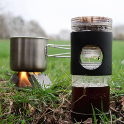 Kávovar Cafflano Go-Brew - čierny